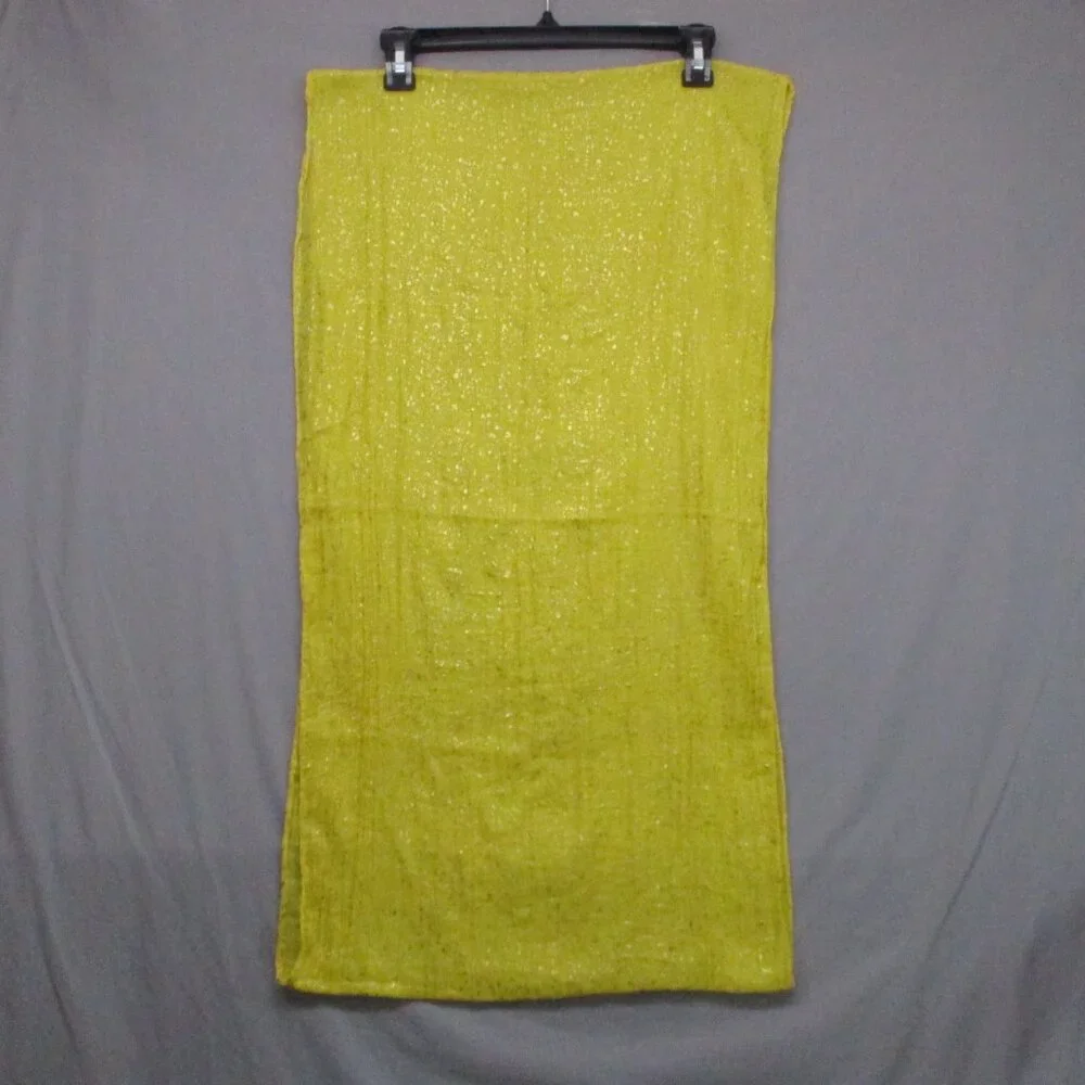 Infinity‎ Scarf Yellow & Gold Flake Women Size | O/S